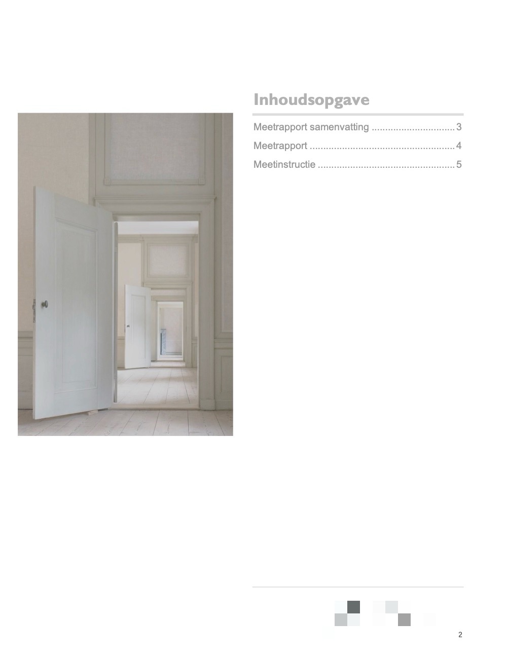 Meetrapport woning, pagina 2