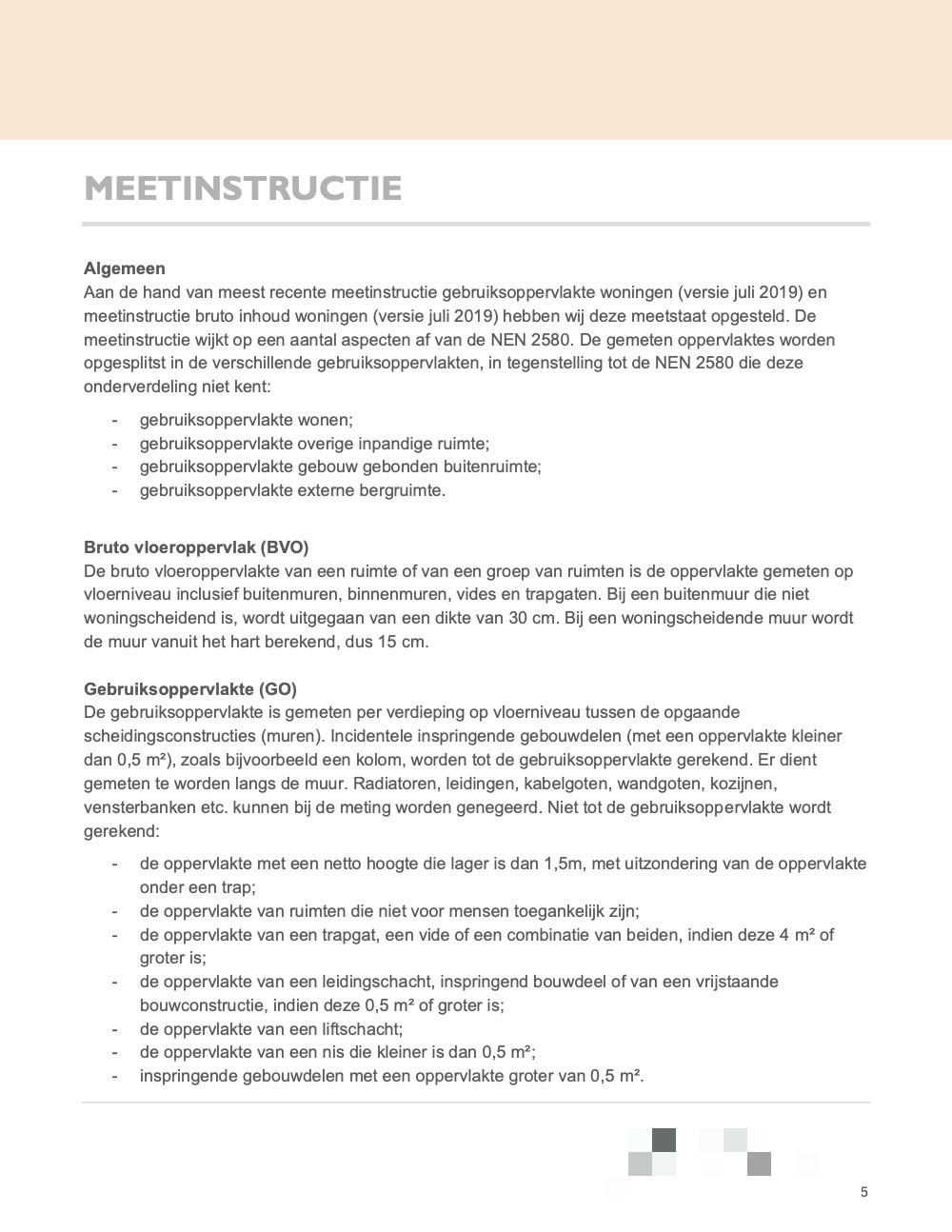 Meetrapport woning, pagina 5