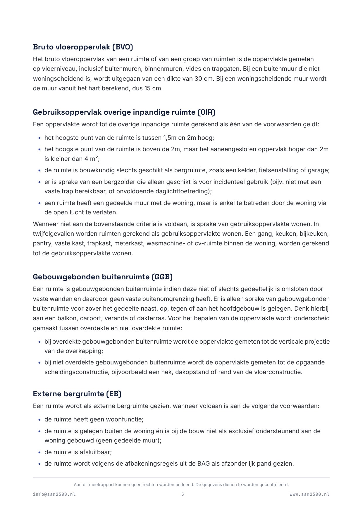 Meetrapport woning, pagina 6